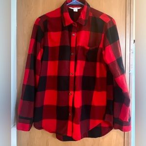 Flannel Button Down Shirt